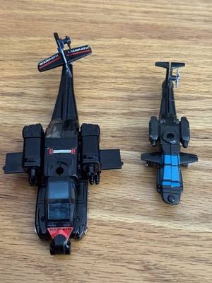 1985 Bandai Tonka Gobots  WARPATH  Apache Helicopter And MR-41 Incomplete