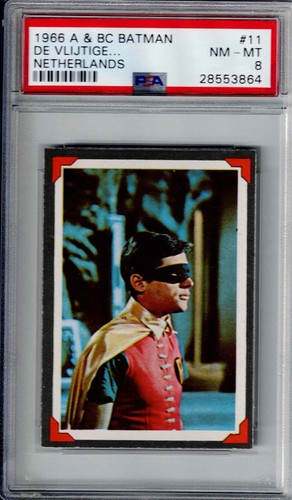 1966 A&BC Batman Riddler Back #11 — PSA 8