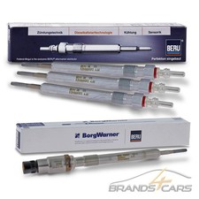 4x BERU GL&Uuml;HKERZE F&Uuml;R AUDI A1 A3 A4 Q5 SEAT SKODA VW CC GOLF 6 7 T6 1.6 2.0 TDI