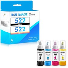 4PK 522 Ink Refill Bottle Fits for Epson ET-4800 ET-2800 ET-2803 2720 4700 T522