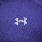 Under Armour Girls Youth Medium 1/4” zip Coldgear Pullover Purple EUC — photo 3
