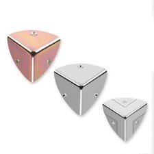 Metal Crashproof Box Corner Protectors Edge Protector Iron Chrome Plating