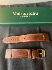 Jaeger LeCoultre Reverso Fagliano style Leather 19/16mm Watch Strap 