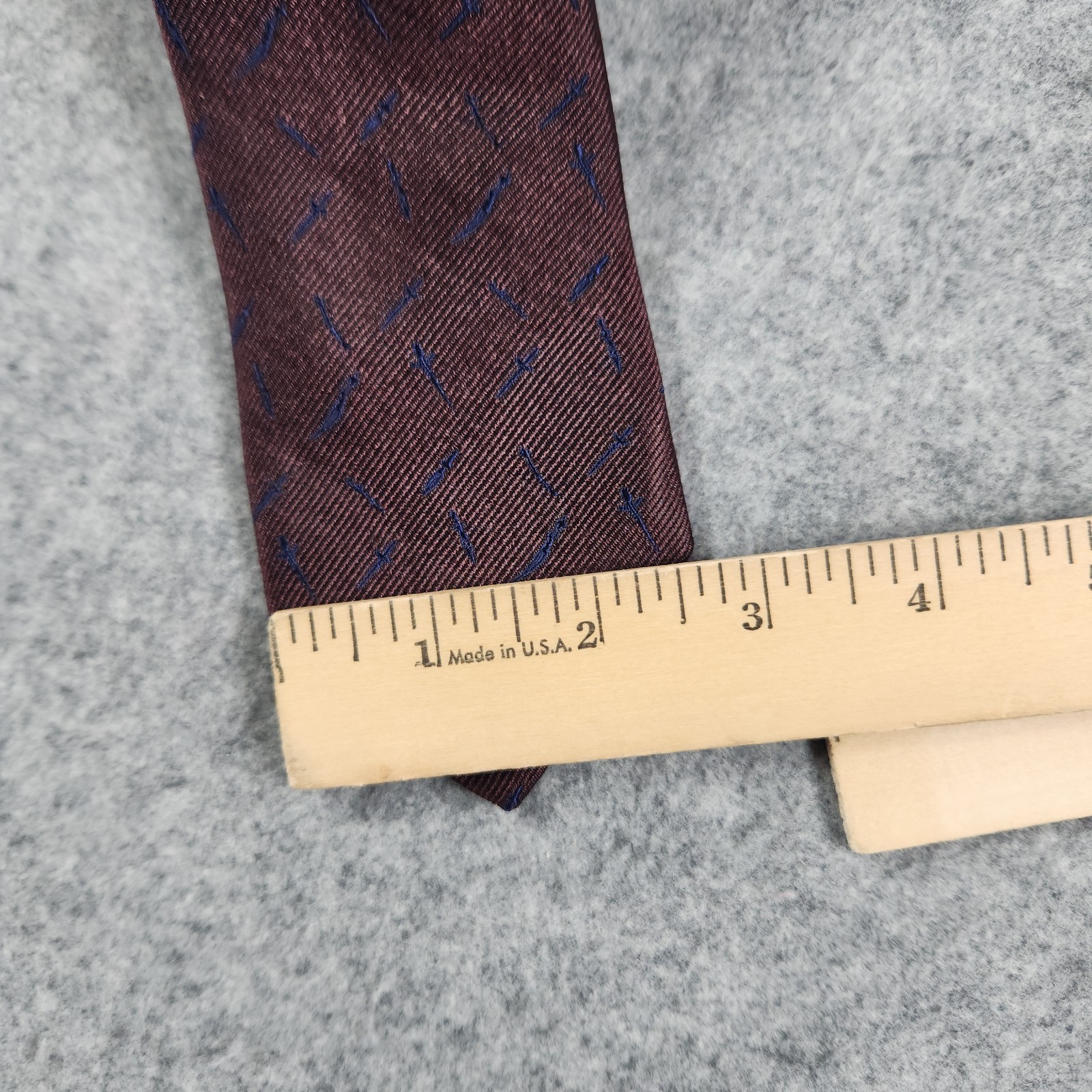 Rag & Bone HTF SWORD/Dagger Pattern Burgundy Blue… - image 3