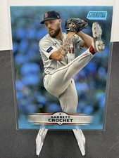💥2025 Topps Stadium Club Garrett Crochet #18 Light Blue Parallel Boston Red Sox