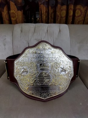 Big Gold Dual Plated World Heavyweight Wrestling Championship Gürtel 6mm 