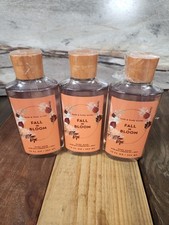 3PK Bath  Body Works Fall in Bloom Shower Gel Body Wash NEW 10oz