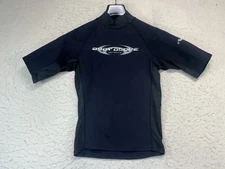 BODY GLOVE MEN'S SHORT SLEEVE SMALL WETSUIT TOP BLACK