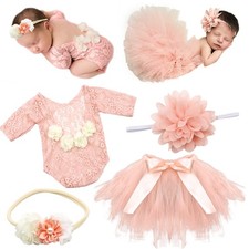 4 PCS Newborn Photography Props Outfits-BabyTutu Skirt 0-12months, Ph227-h