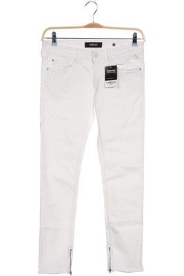 Replay Jeans Damen Hose Denim Jeanshose Gr. W30 Baumwolle Weiß #utrzsmh