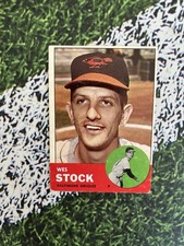1963 Topps Baseball Wes Stock #438 Baltimore Orioles EX Low Shipping 