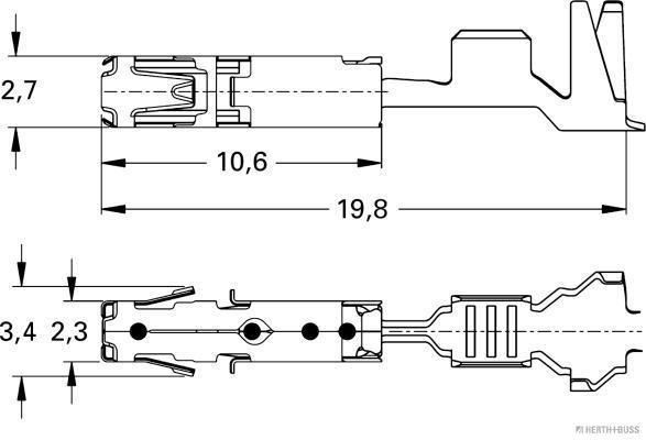 Fits HERTH+BUSS ELPARTS 50251461 Cable Connector 50251461 Wire connec ⭐UK Stock⭐