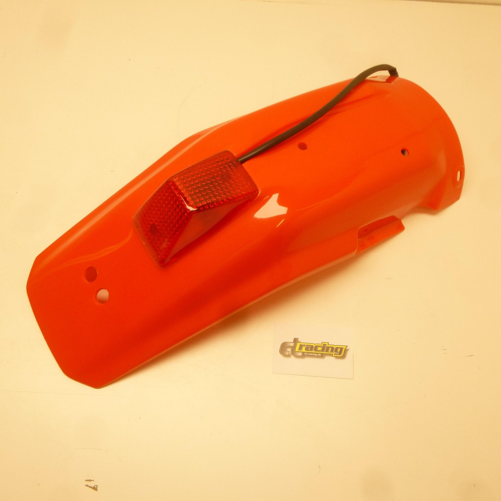 Rear Mudguard Tail Light Fender Fits Honda XR 600 88-02 Red