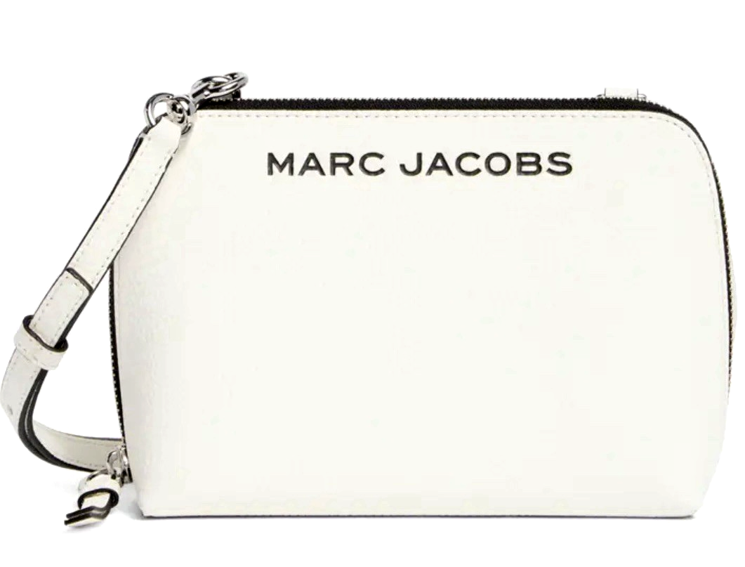 New Marc Jacobs Grind Crossbody Pouch Pebble Leather Cotton | eBay