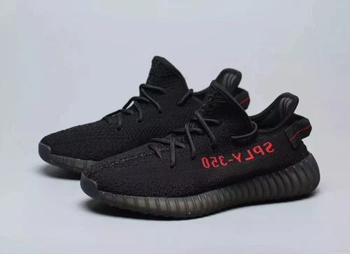 Yeezy Boost 350 V2 ADIDAS Low Bred nero taglia 6