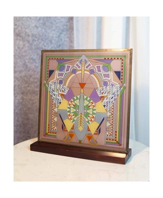 Ebros Frank Lloyd Wright Imperial Hotel Japan Peacock Rug Stained Glass Art P...