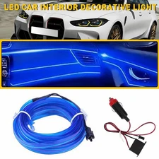 6.5FT LED Auto Car Interior Decor Atmosphere Wire Strip Light Lamp Accessories