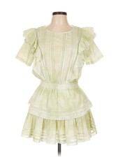 LoveShackFancy Women Green Casual Dress L