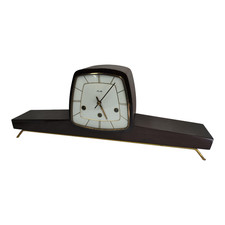 1966 German Westminster Chimes Windup Mantle Table Clock Mauthe