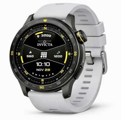 Invicta I-Tech 2 Smartwatch 45.6mm White AMOLED GPS Sport ITECH-004