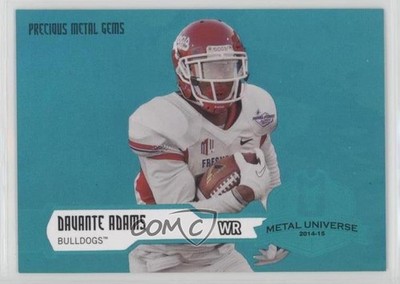 2014 Flair Showcase Metal Universe PMG Teal /100 Davante Adams Rookie RC 03uz