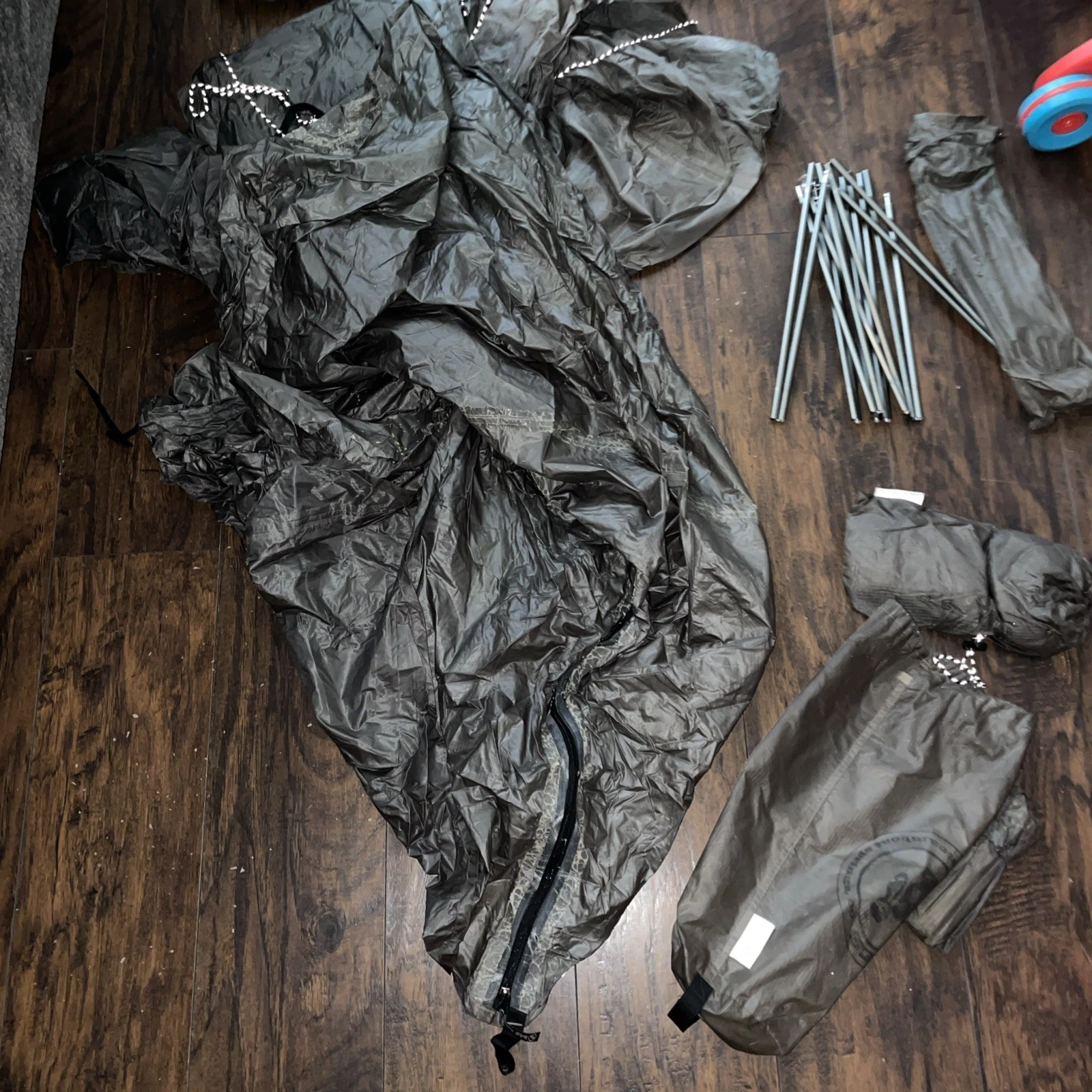 Big Agnes Seedhouse SL1 backpack one person tent Fly Footprint Flaking Seam Tape