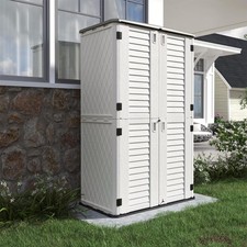 66 Cu.Ft Outdoor Storage Shed Storage Box Gar...