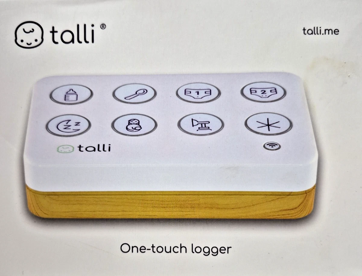 Talli One-Touch Logger Baby Logging Device with App Logs Key Baby Care Events