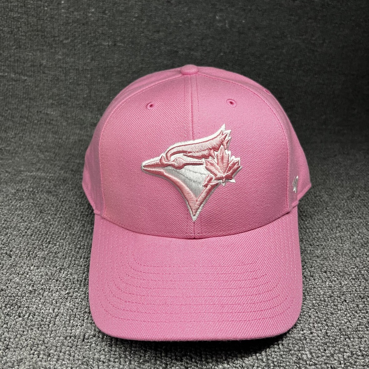 Toronto Blue Jays '47 Brand MVP Hat Pink Adjustable MLB Baseball Cap OSFA