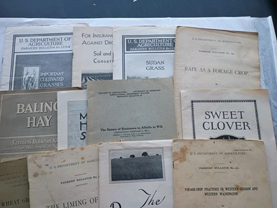#ad 12 USDA Bulletins 1901 50 Farming Crops Baling Hay Soil Etc 993 $24.00