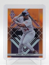 KIRBY PUCKETT 2025 TOPPS TRANSCENDENT ORANGE CHROME #34 /25 TWINS Q1448