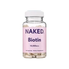 Naked Biotin 10,000mcg Max Strength Vitamin B7 Healthy Hair Skin Nails. B8