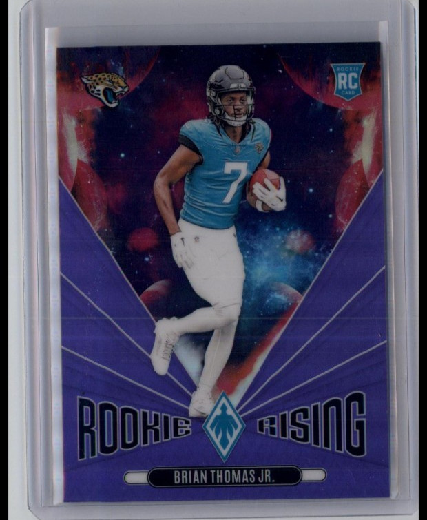 2024 Panini Phoenix - Rookie Rising Brian Thomas Jr. #RR-BTJ Purple (RC)