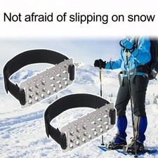 26-Tooth Anti-Slip Ice Crampons for Superior Traction on Icy Surfaces 