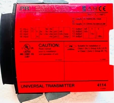 PR ELECTRONICS UNIVERSAL TRANSMITTER PR 4114 "Used"