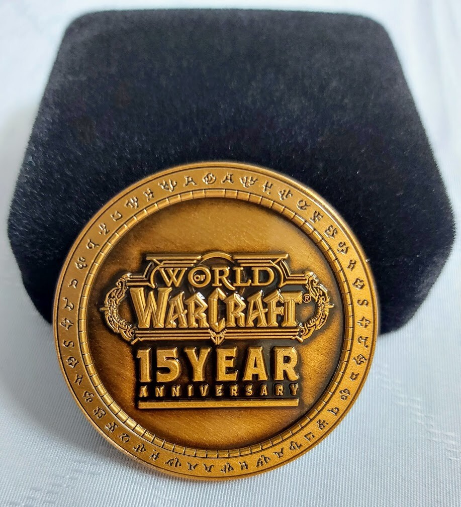 Pièce World of Warcraft 15 Year Anniversary d'Édition Limitée Comic Con