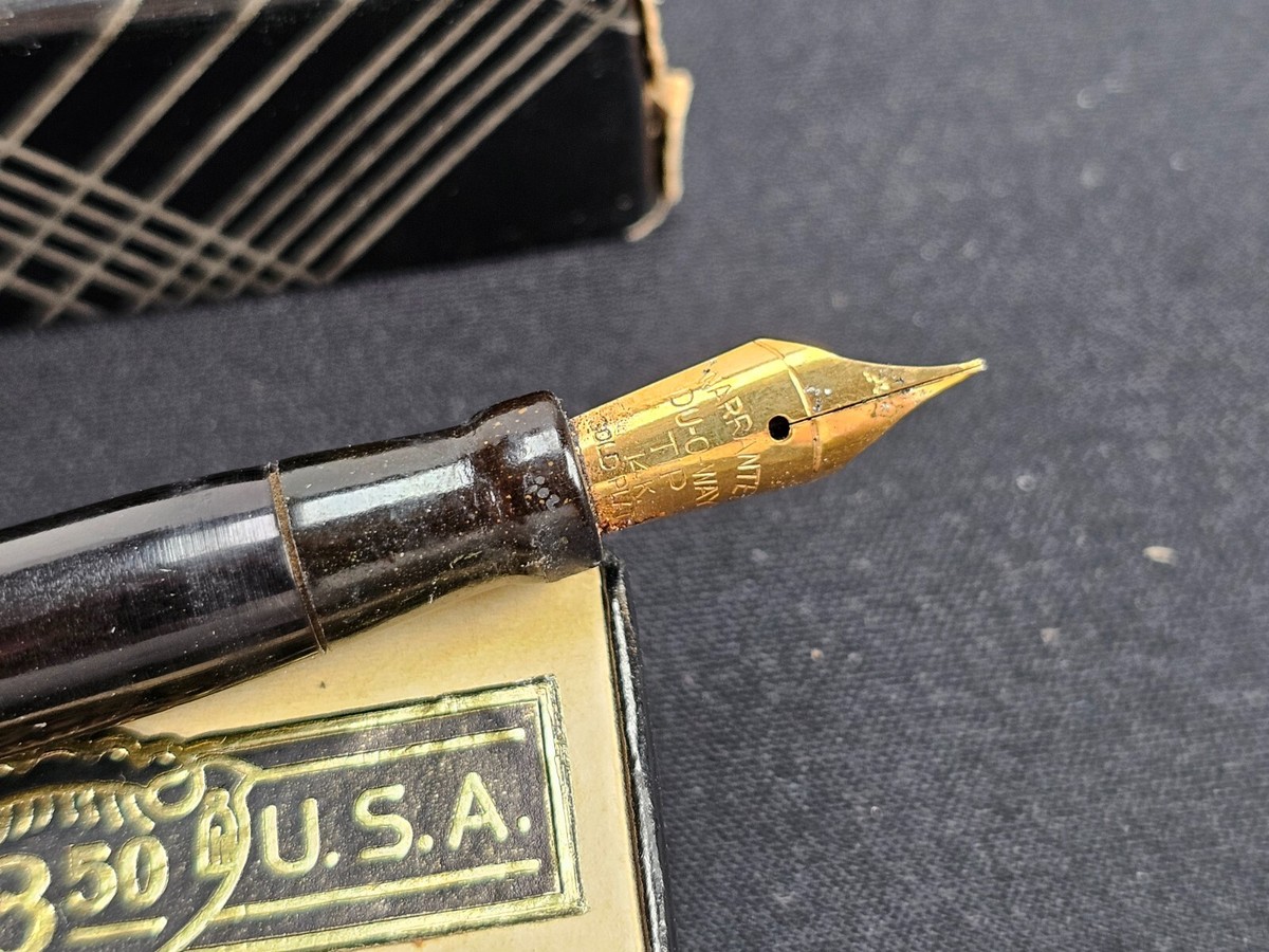 万年筆 ペン先 WARRANTED 14K GOLD PLATED PEN 万年筆 ペン先 WARRANTED 14K GOLD PLATED PEN Vintage