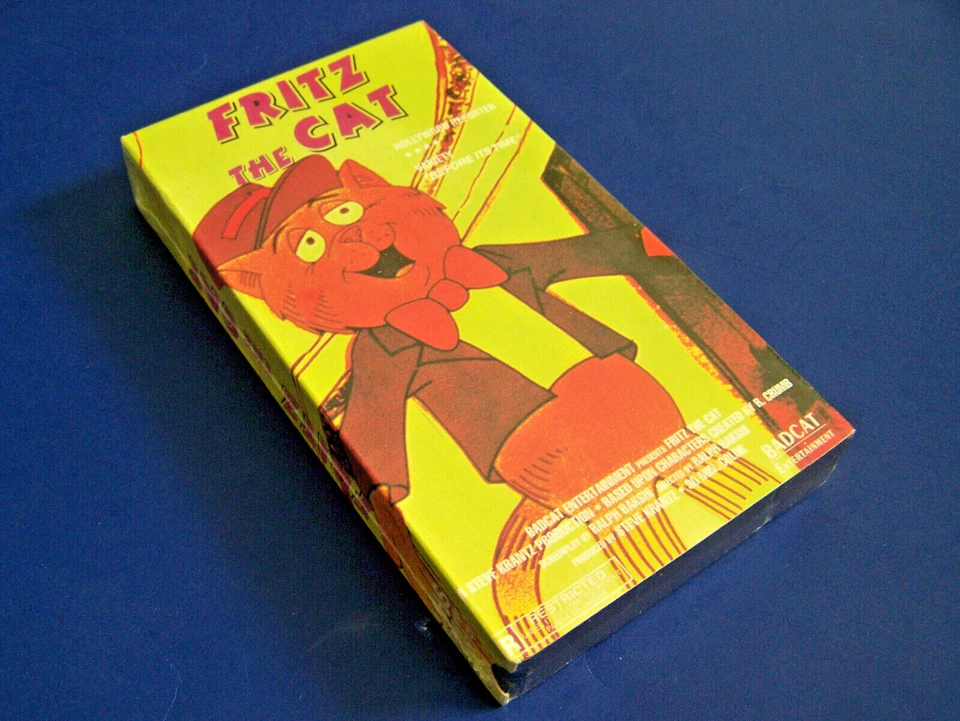 NEW Rare FRITZ THE CAT Factory Sealed Never Viewed VHS VIDEO Pristine Condition  - Image 2 of 4