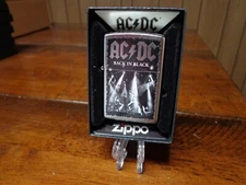 AC/DC BACK IN BLACK IN CONCERT ZIPPO LIGHTER MINT IN BOX