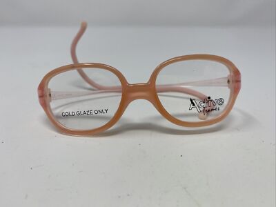 Active Frames Centro Style 15616 39-14 Light Pink Eyeglasses Frame PO41