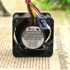 1pc 12V 0.28A 4CM 4028 3-wire Ball Bearing Cooling Fan 109P0412B303