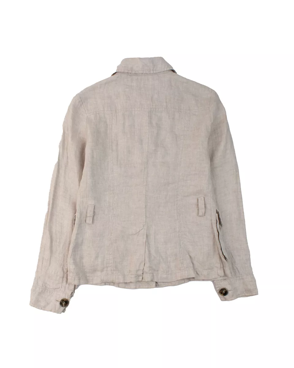 Short linen jacket ladies sale