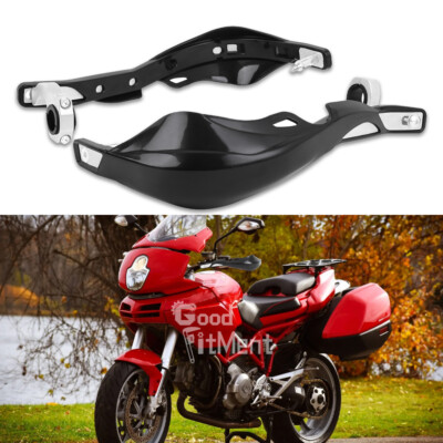 Für Ducati Multistrada 1000 DS 1Paar Motorrad-Handschutz Handprotektoren Schwarz