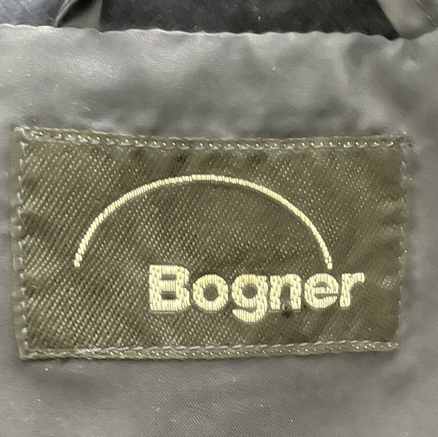 Vintage BOGNER Navy Blue Velvet Blazer Jacket Pink Floral Appliqué