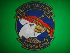 US Army Patch HHT 1/7 Cavalry Squadron DESPARADOS