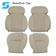 Driver & Passenger Bottom & Top Seat Cover For 2006-2011 Lexus GS460 300 350 Tan