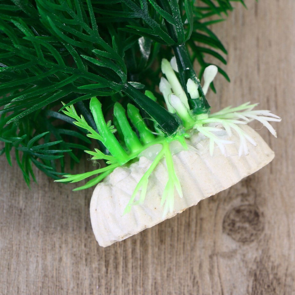 30cm Fish Tank Green Plastic Artificial Plants Aquarium Lifelike Safe