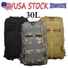 30L Outdoor Military Molle Tactical Backpack Rucksack Camping Bag Travel Hiking