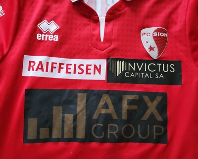 Maillot FC Sion 2016-2017 Extérieur – Errea Homme Taille M – Morgado #27 (occasion)