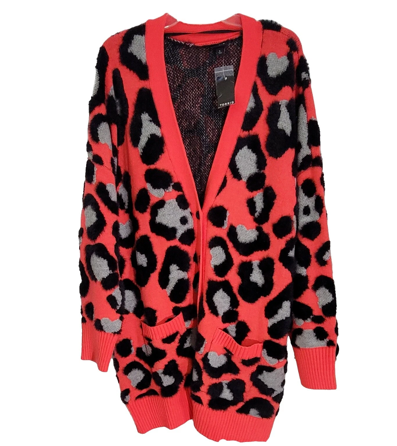 Cardigans Estampado Animal de Nylon para De mujer